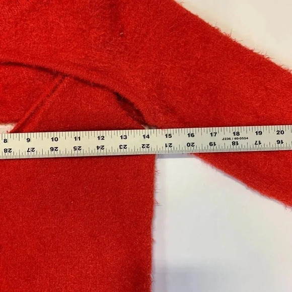 BP Women's Cozy Crop Shrug‎ & Tank Top In Red Chinoise Size XS NWT - Picture 9 of 10